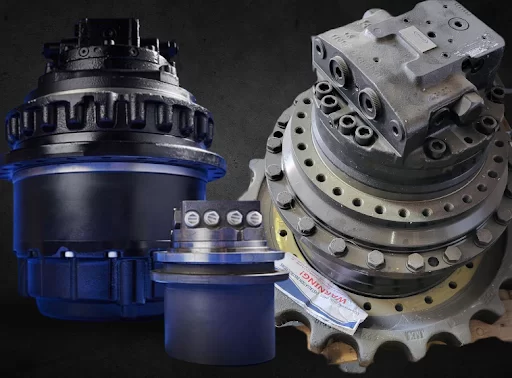 Final drives for excavators and skid, steers, excavator